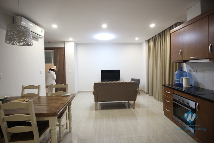 Furnished two bedrooms apartment for rent in Ciputra compound, Tay Ho district, Ha Noi
